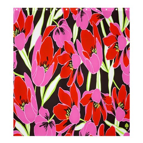 Shower0261 Bath Shower Curtain Kate Spade Flowers Tulips American Fashion Designer Fantasy Anime.jpg