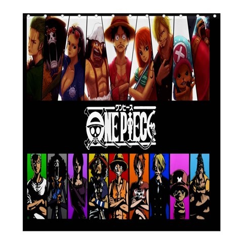 Shower0294 Bath Shower Curtain One Piece Japanese Manga Series Character Logo In Animation Fantasy.jpg