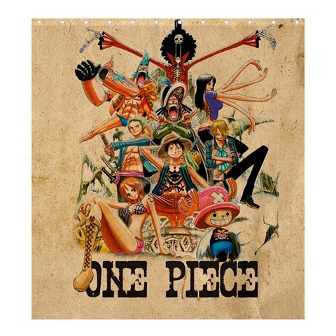 Shower0291 Bath Shower Curtain One Peace Sunny Go Luffy Japanese Pirate Characters Anime Fantasy.jpg