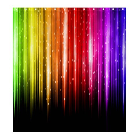 Shower0319 Bath Shower Curtain Rainbow Light Colourful Abstract Art Design Animation Fantasy Game.jpg