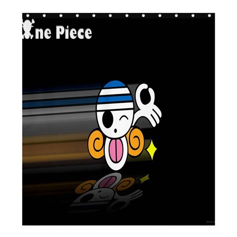 Shower0295 Bath Shower Curtain One Piece Japanese Manga Series Logo In Funny Animation Fantasy Movie.jpg