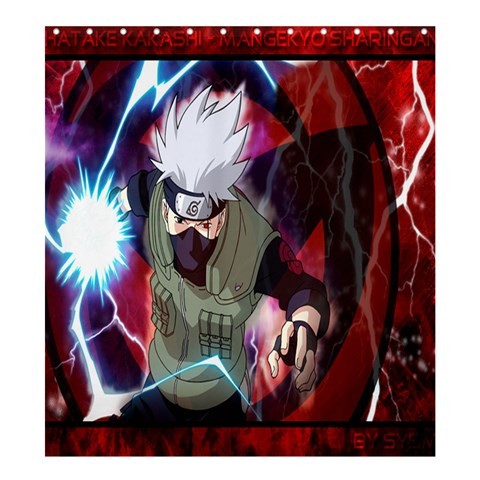 Shower0279 Bath Shower Curtain Naruto Hatake Kakashi Japanese Manga Series Light Ball Anime Movie.jpg