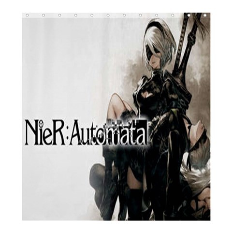 Shower0287 Bath Shower Curtain NieR Automata Beauty Sexy Anime Fantasy In Battle Sword Video Game.jpg
