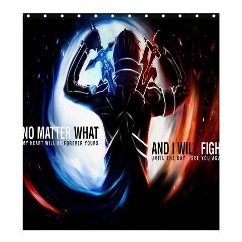 Shower0104 Bath Shower Curtain Sword Art Online Japan Novel Animation Romantic Fantasy Heroes Movie.jpg