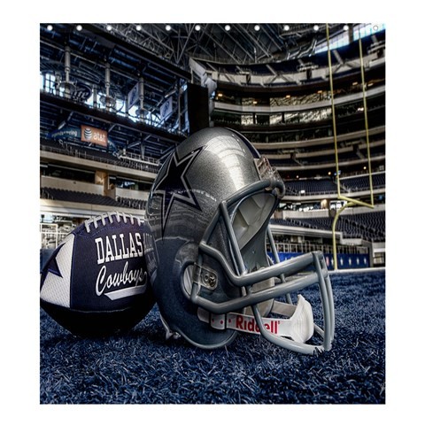 Shower0128 Bath Shower Curtain The Dallas Cowboys Helmet And Ball American Football Sports In Game.jpg
