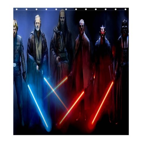 Shower0114 Bath Shower Curtain Star Wars American Galaxy Movie Space Anime Fantasy Heroes Death Star.jpg
