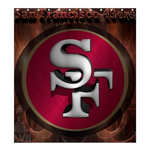 Shower0339 Bath Shower Curtain San Francisco 49ers Logo Popular Professional American Football Team.jpg