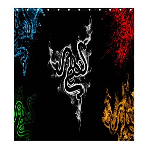 Shower0325 Bath Shower Curtain Razer Beautiful Elegant Rainbow Design Video Game Animation Fantasy.jpg