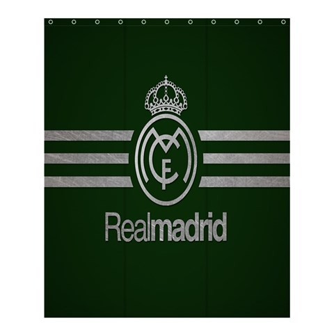 Shower0326 Bath Shower Curtain Real Madrid Logo Football Club Team In Spain For Game Sports Anime.jpg