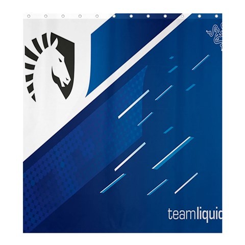 Shower0370 Bath Shower Curtain Team Liquid Team Logo Wars Battle For Video Game Animation Fantasy.jpg
