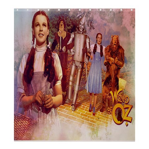 Shower0393 Bath Shower Curtain The Wizard Of Oz American Musical Fantasy Comedy Drama Movie Dorothy.jpg