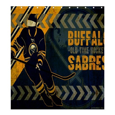 Shower0375 Bath Shower Curtain The Buffalo Sabres Professional Ice Hockey Team New York Sports Game.jpg