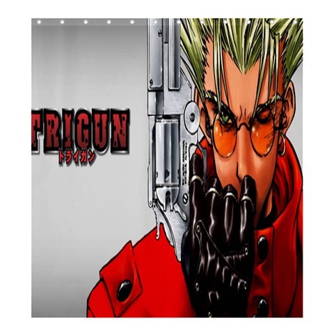 Shower0405 Bath Shower Curtain Trigun Vash the Stampede Japanese Manga Series For Video Game Fantasy.jpg