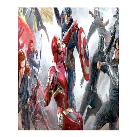 Shower0372 Bath Shower Curtain The Avengers Marvel Superheroes Movie For War Animation Game Fantasy.jpg