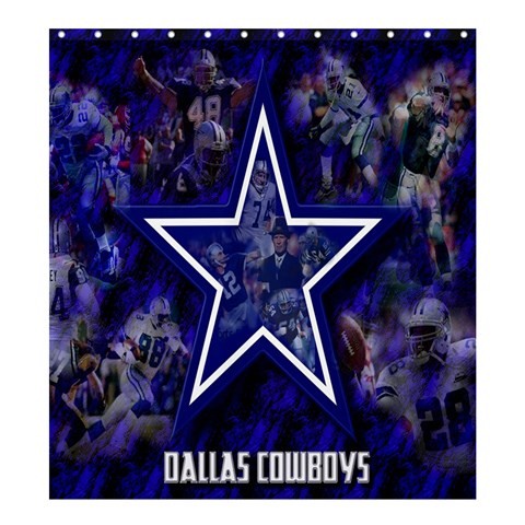 Shower0377 Bath Shower Curtain The Dallas Cowboys Stars Logo Professional American Football Sports.jpg