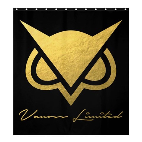 Shower0411 Bath Shower Curtain Vanoss Limited Logo Gold Owl In Elegant Nature Design Fantasy Anime.jpg