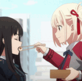 lycoris recoil anime feed.gif