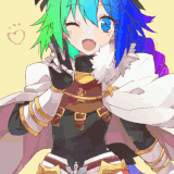 astolfo rainbow hair.gif