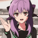 shinoa good morning.gif