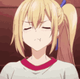 pout anime pout