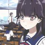 pouty anime.gif