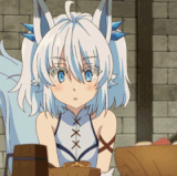 wolf girl happy.gif