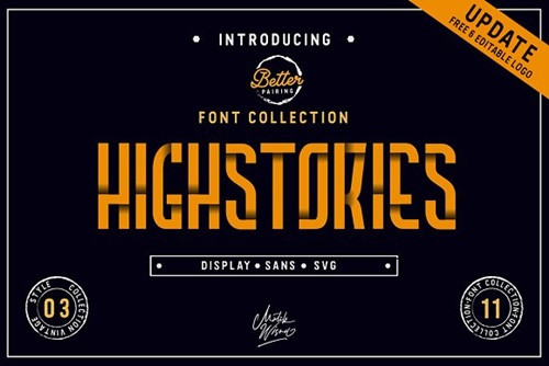 Highstories Family - Font Collection