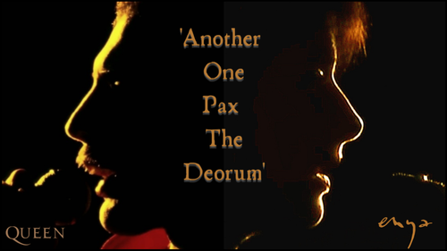Freddie and Enya glowing side profile silhouettes edit for song mashup.png