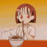 anime steal food