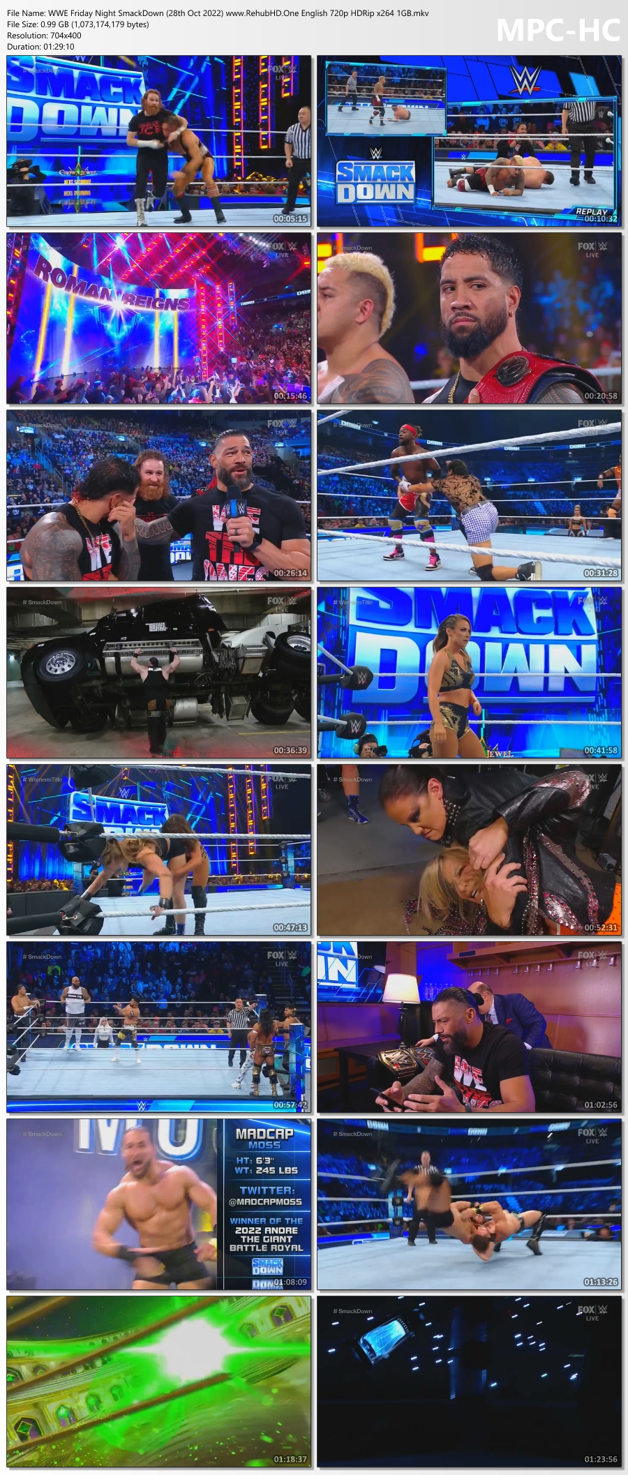 WWE Friday Night SmackDown (28th Oct 2022) www.RehubHD.One English 720p HDRip x264 1GB.mkv thumbs