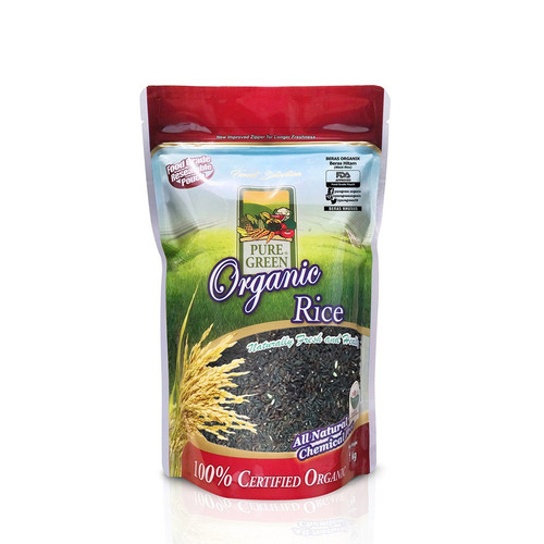 Pure Green organic Rice, Beras Organik Puregreen Beras Hitam 1 kg