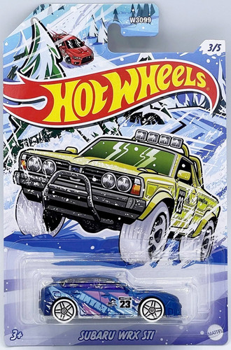 Машинка Hot Wheels Subaru WRX STI 2023 Winter Holiday (3 5) HLJ93.jpg