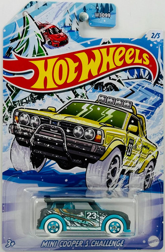 Машинка Hot Wheels Mini Cooper S Challenge 2023 Winter Holiday (2 5) HLJ92.jpg