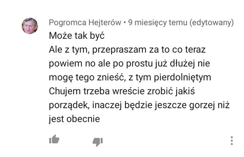 Przypominamy
Art. 190 § 1. Kto grozi innej osobie popełnieniem przestępstwa na jej szkodę lub szkodę osoby najbliższej, jeżeli groźba wzbudza w zagrożonym uzasadnioną obawę, że będzie spełniona, podlega grzywnie, karze ograniczenia wolności albo pozbawienia wolności do lat 2.