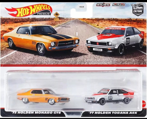 Машинки Hot Wheels Premium '73 Holden Monaro GTS & '77 Holden Torana A9X 2023 2 Pack Car Culture HKF.jpg