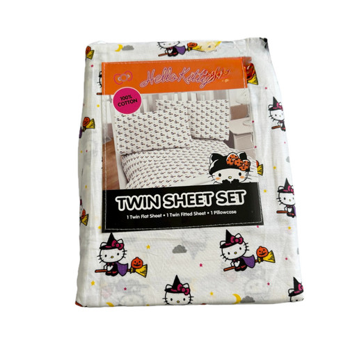 Jay Franco & Sons, Inc. Hello Kitty Cotton Sheet Set (White Witch on Broom, Twin) Background Removed.jpg