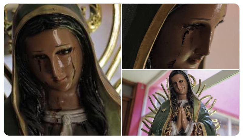 Statua della Vergine di Guadalupe a Morelia: Lacrime di Sangue e Mistero in Messico