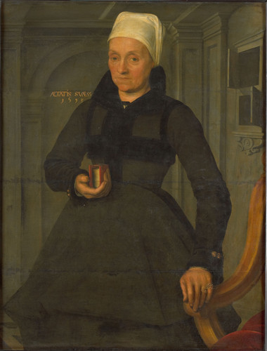 Claesz, Jan (приписывается) Lysbeth Hendriksdr (1536 ок. 1603). Жена Bartholomeus van der Wiere, 159