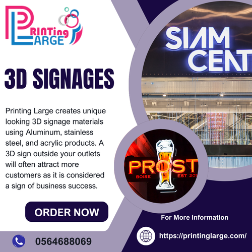 3D.., SIGNAGES