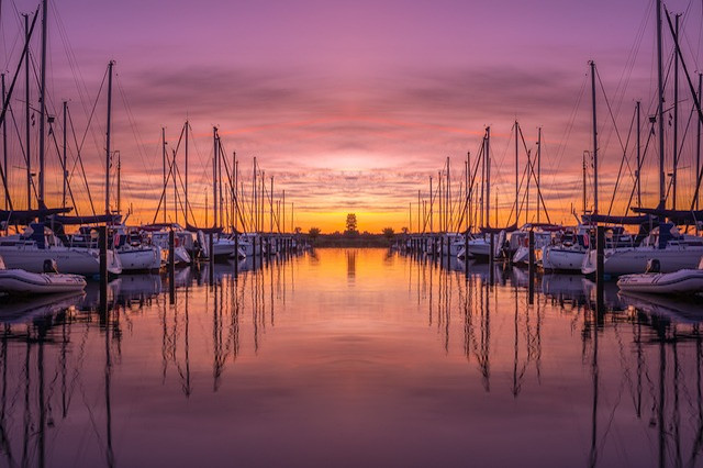 Harbor by night 