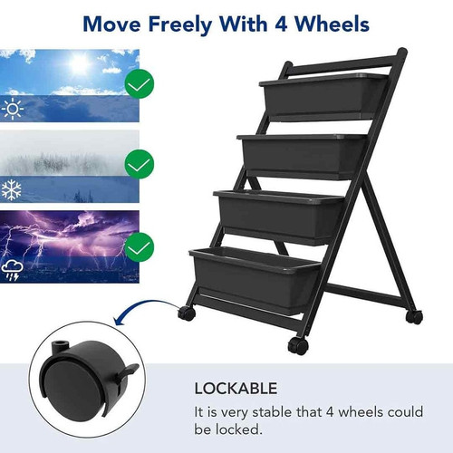 Garden Bed w Wheels%2C4 Tiers Freestanding Elevated Garden Planters with Lockable Caster Wheels and .jpg