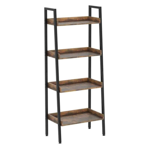 4 Tier Bookshelves Ladder Bookshelf w Open Shelf for Storage%2C Ladder Shelf %26 Bookcases %2C Small.jpg