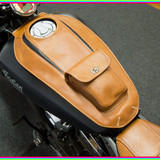 leather tank cover