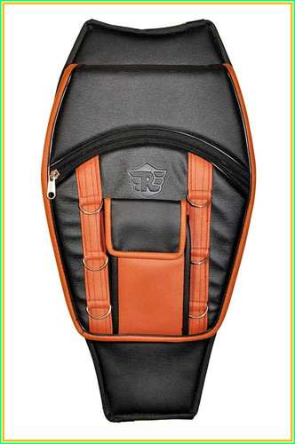 uniware black tan leather scratc