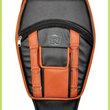 uniware black tan leather scratc