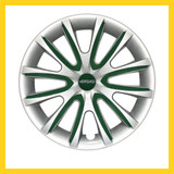 240 FARAD wheel trims silver and green 640x640
