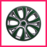 241 FARAD wheel trims silver and green 640x640