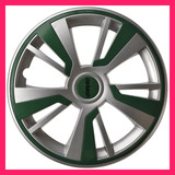 243 FARAD wheel trims silver and green 640x640