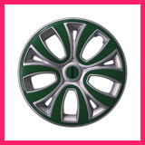 241 FARAD wheel trims silver and green 640x640