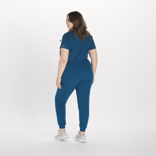 Hope Jogger Caribbean Blue Full Body Plus Size Back DOLAN 2500x2500.jpg